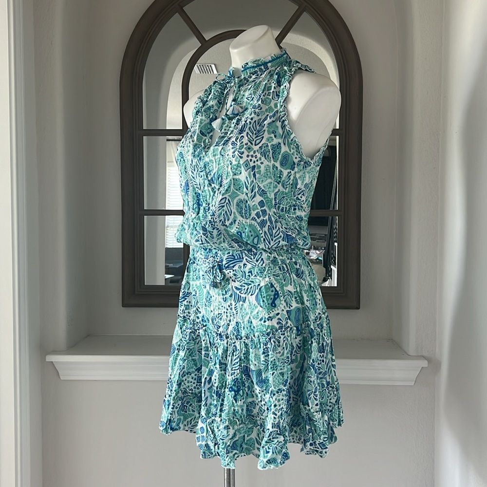 Poupette St. Barth Clara Sleeveless Mini Dress, Revolve, NWT, Size M - Picture 8 of 14